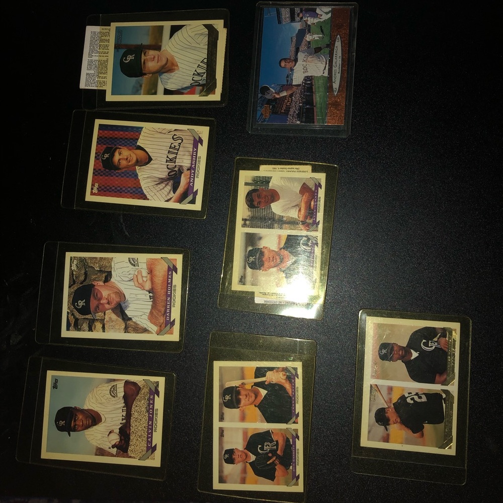 LOT of Tops Rockies Baseball Cards, 2 1993 Tickets